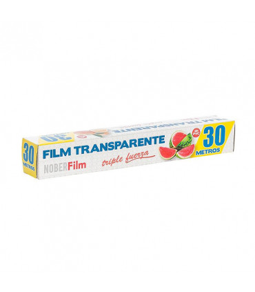Bobinas de film transparente 30 metros - Caja de 10 rollos