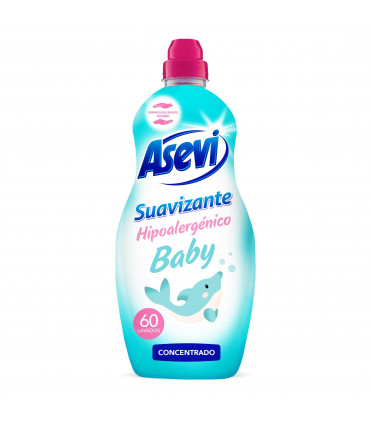 Suavizante Asevi Hipoalergenico Baby 60 dosis- Caja 10 uds