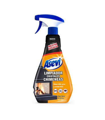 Limpiador Cristales Chimeneas Asevi 650 ml - Caja 12 uds