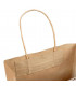 Bolsas de papel con Asa Rizada 18x8x24 cm -Kraft Caja 400 uds