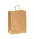 Bolsas de papel con Asa Rizada de 24x11x32 cm-Kraft-Caja 300 uds
