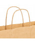 Bolsas de papel con Asa Rizada 32x12x41 cm Kraft. Caja  250 uds