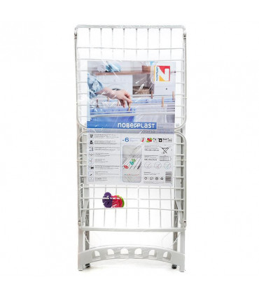 Tendedero de suelo plegable con alas 20 m de Resina