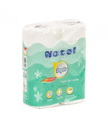 Papel Cocina Nocel Duplo pack 2 rollos- Fardo 24 paquetes