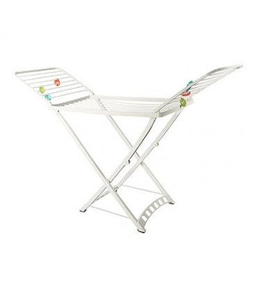 Tendedero de suelo plegable con alas 20 m de Resina