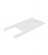 Bolsas asa camiseta resistentes 42x53cm 70% reciclado Blanca  Block - Pack 1 kg