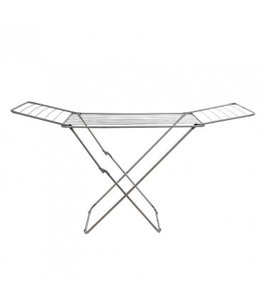 Tendedero plegable  con alas 18 metros color plata - Pack de 6