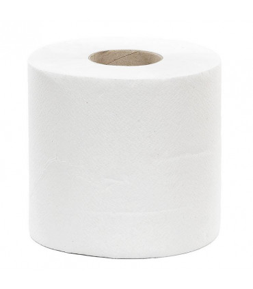 Bobina papel Secamanos 143  mts doble capa - Fardo de 6 bobinas