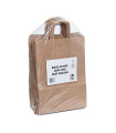 Bolsas de papel con Asa Rizada 24x11x32 Kraft- Paquete 20 uds.