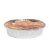 Bandejas aluminio con tapa para  pollo Nobal redonda 1 litro-Pack 50 uds.