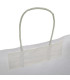 Bolsas de papel con Asa Rizada 24x11x32 Blanca -Caja 300 uds