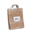 Bolsas de papel con Asa Rizada 32x12x41-Kraft - Paquete 20 uds.