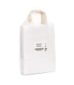 Bolsas de papel con Asa Rizada 24x11x32 blanca- Paquete 20 uds.