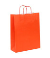 Bolsas de papel con asa rizada 32x12x41 Roja- Paquete 20 uds.