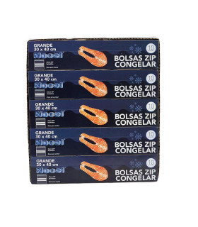 Bolsa para congelar Zip 30x40 10 Usos - Pack 10 cajas