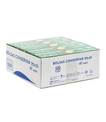 Bolsa Conservación alimentos  Nocel 22x35 40 Usos - Pack 10 cajas