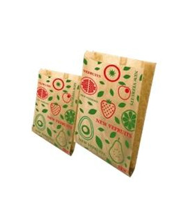 Bolsas de Papel Kraft 3 Kg 22+7x39 - Caja 1000 uds - Palet 54 cajas *