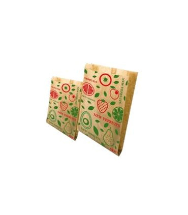 Bolsas de Papel Kraft 3 Kg 22+7x39 - Caja 1000 uds - Palet 54 cajas *