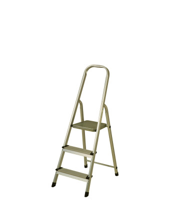 Escalera de aluminio de 3 peldaños