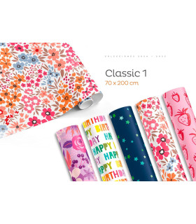 Rollo papel de regalo 70x200 cm Classic 1-  Caja 50 rollos