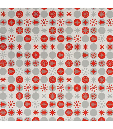 Rollo papel de regalo 100x300 cm Navidad - Caja 25 rollos
