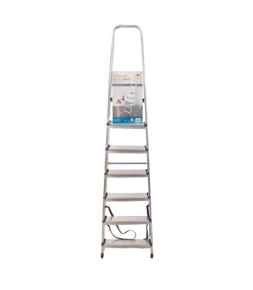 Escalera de aluminio de 7 peldaños