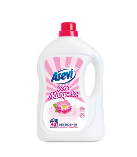 NUEVA DOSIS !!! Detergente Asevi Rosa Mosqueta 42D - UV: Caja 5 uds - Palet 60 cajas *