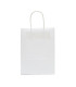 Bolsa de papel Asa Rizada 18x8x24 Blanca - Caja 400 uds