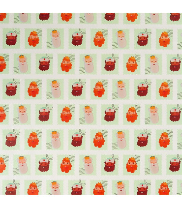 Rollo papel de regalo 70x200 cm Navidad 1- Caja 50 rollos