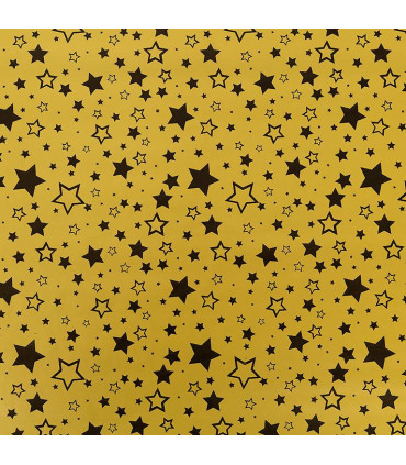 Rollo papel de regalo 70x200 cm Stars -  Caja 50 rollos