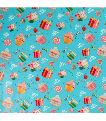 Rollo papel de regalo 70x200 cm Children- Caja 50 rollos