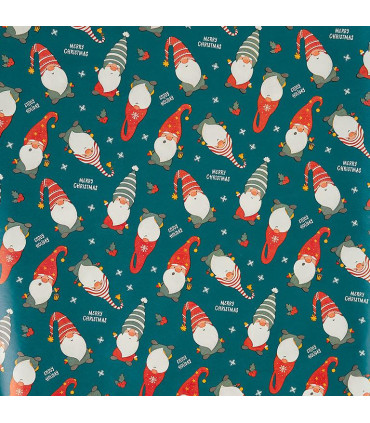 Rollo papel de regalo 70x200 cm Navidad 1- Caja 50 rollos