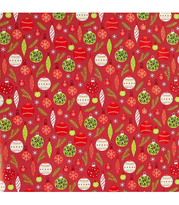 Rollo papel de regalo 70x200 cm Navidad 1- Caja 50 rollos