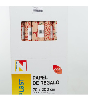 Rollo papel de regalo 70x200 cm Nature Classic-  Caja 50 rollos