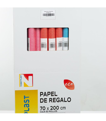 Rollo papel de regalo 70x200 cm Essential- Caja 50 rollos