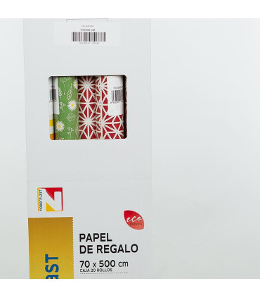 Rollo papel de regalo 70x500 cm Classic -  Caja 20 rollos