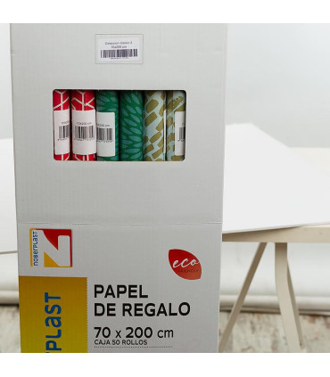 Rollo papel de regalo 70x200 cm Classic 2-  Caja 50 rollos
