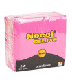 Servilleta 40x40 2 Capas Rosa "Nocel DELUXE" - Caja 24 paq de 50 uds