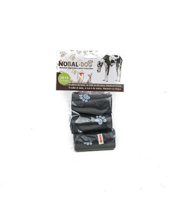 Bolsitas Higiénicas "recogida de excrementos" para Mascotas. Caja de 12 packs de 3 rollos de 15 Bolsitas.