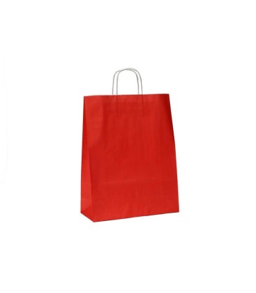 Bolsas asa rizada colores surtidos 32x12x41 - Paq 20 uds.