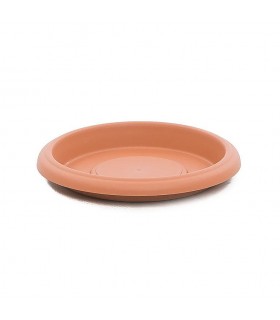 Platos para macetas redondas de 12 cm. de diámetro. Terracota. 24 platos