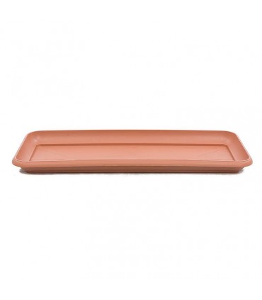 Platos para jardineras 80x38x30 cm. Terracota. 6 platos