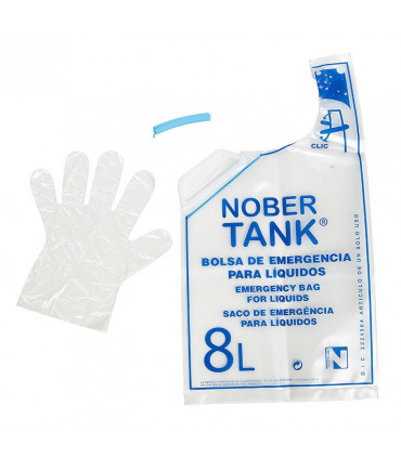 Bolsa de Emergencia para Líquidos 8L - Caja de 100 Unidades